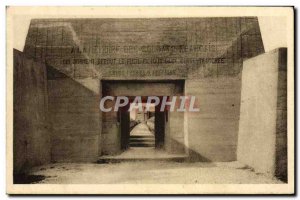 Old Postcard Thiaumont Douaumont near The Monument Tranchee of bayonets saw t...