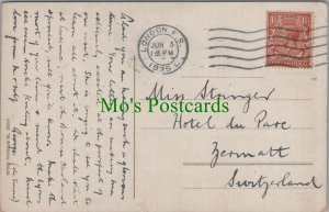 Genealogy Postcard - Stringer, Hotel Du Parc, Zermatt, Switzerland GL116