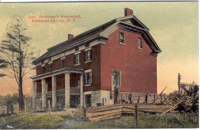 NY   HERKIMER COUNTY  GEN HERKIMER HOMESTEAD postcard