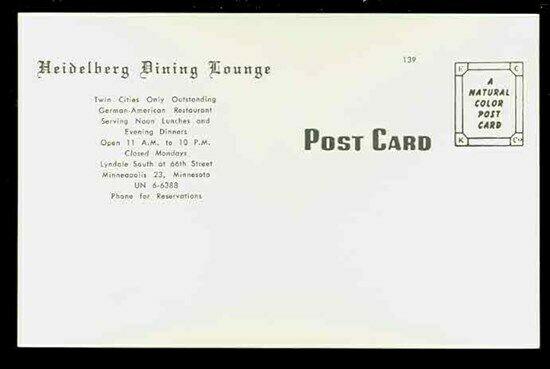 MN, Minneapolis, Minnesota, Heidelberg Dining Lounge