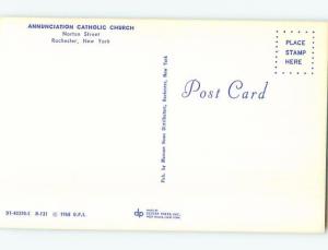 Unused Pre-1980 CHURCH SCENE Rochester New York NY A6447