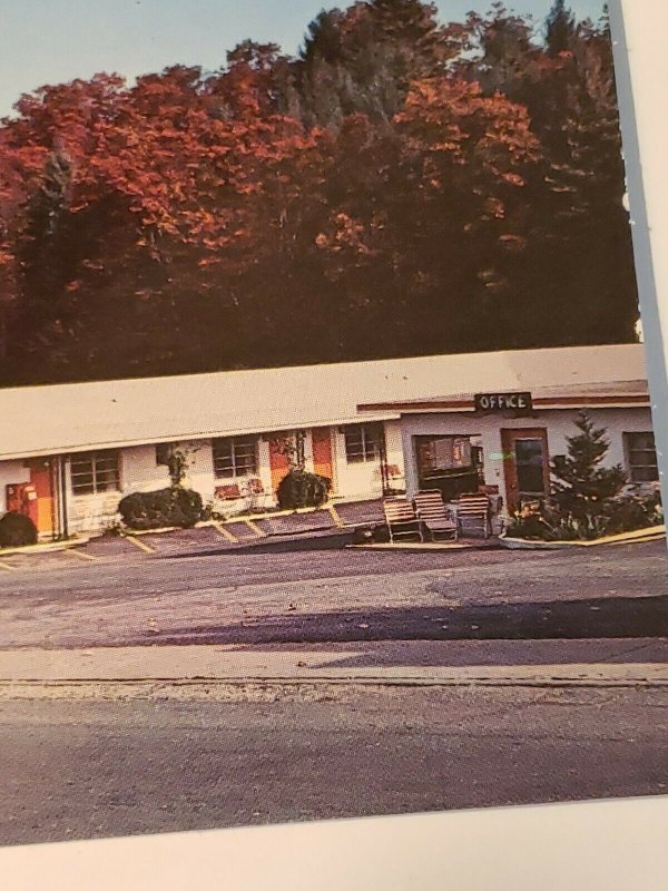 Vintage Postcard Wood's Motel Franklin North Carolina US 23-441 NC 28   689