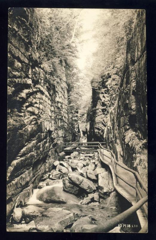 Franconia Notch, New Hampshire/NH Postcard, The Flume Gorge