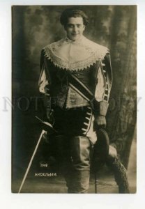 490396 Giuseppe ANSELMI Italian OPERA TENOR w/ Sword FENCING vintage PHOTO