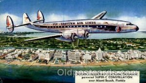 Miami Beach, FL USAAirline, Airplane Postcard