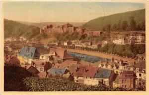 B93626 bouillon sur semois panorama vers l chateau vu du calvaire belgium