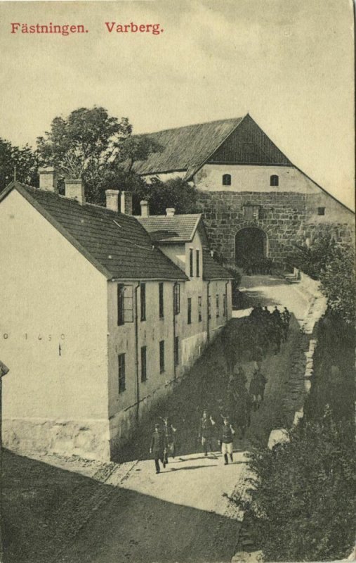 sweden, VARBERG, Fästningen (1910s) Postcard