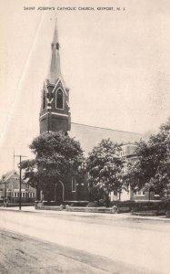 Vintage Postcard 1955 Saint Joseph's Catholic Church Keyport New Jersey Mayrose