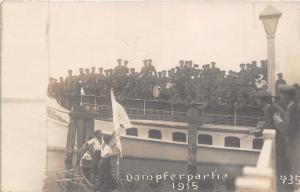 Bg32992 dampferpartie 1915 real photo  germany ship bateaux