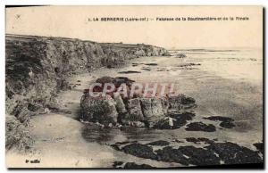 Old Postcard The Cliffs of Bernerie Boutinardiere and al Rinais