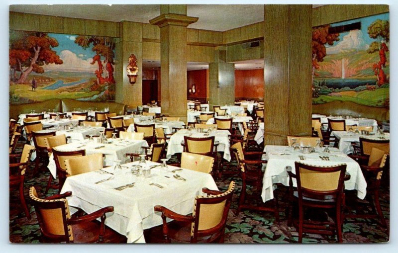 PITTSBURGH, PA Pennsylvania ~ Roadside SYLVAN ROOM Pick-Roosevelt Hotel Postcard