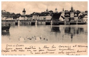 Switzerland Gruss aus Luzern