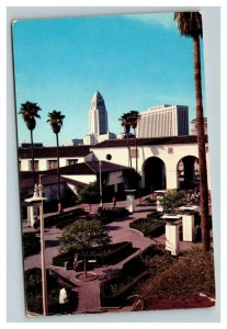 Vintage 1960's Postcard Union Station Passenger Terminal Los Angeles California