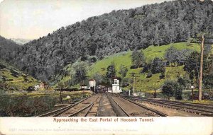 East Portal Approach Hoosac Railroad Tunnel Massachusetts 1907c postcard