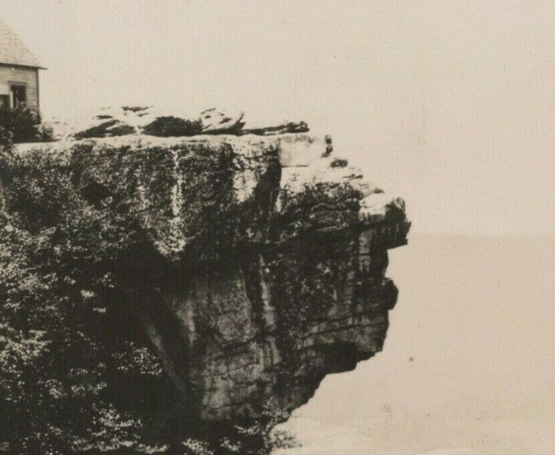 RPPC Sunset Rock Lookout Mountain Chattanooga Tennessee photo postcard D702 