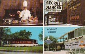 George Diamond Charcoal Broiled Steak Restaurant Chicago Illinois & Acapu...