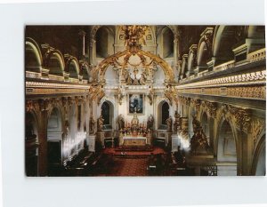 Postcard Interior Of The Basilica Quebec City Canada