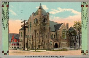 Michigan Lansing Central Methodist Church 1911