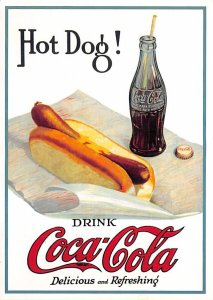 Hot Dog, Drink Coca Cola  
