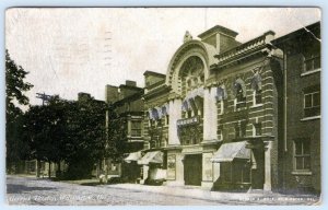 1906 WILMINGTON DELAWARE GARRICK THEATRE BUILDING GEORGE A WOLF ANTIQUE POSTCARD