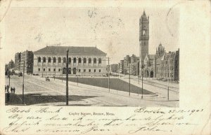USA - Copley Square - Boston Massachusetts 1903 04.09
