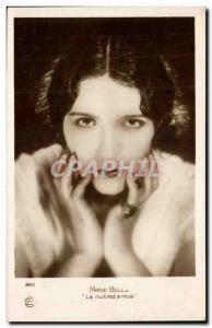 Old Postcard MArie Bell Night is us Cinema Actress