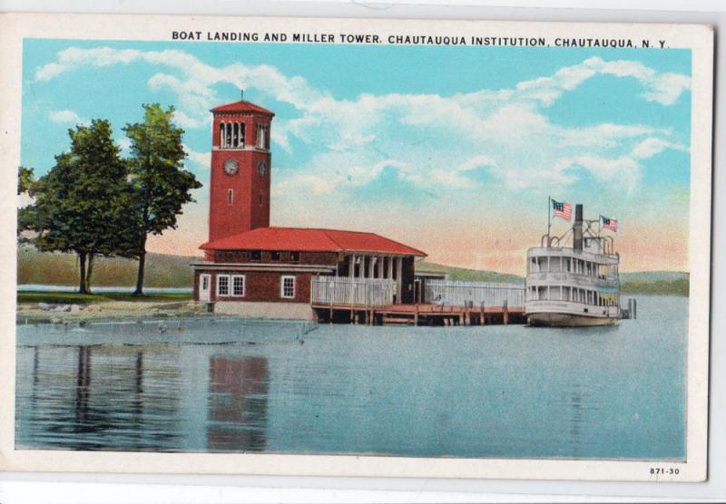 Boat Landing & Miller Tower, Chautauqua NY