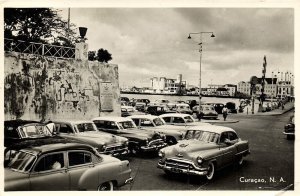 curacao, N.A, WILLEMSTAD, Otrabanda, Car (1956) Holl. Boekh. 14 RPPC Postcard