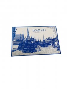 Wad Po, Bangkok Thailand 12 Postcard Booklet