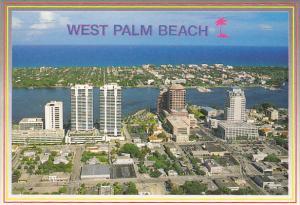 Aerial Panorama West Palm Beach Florida