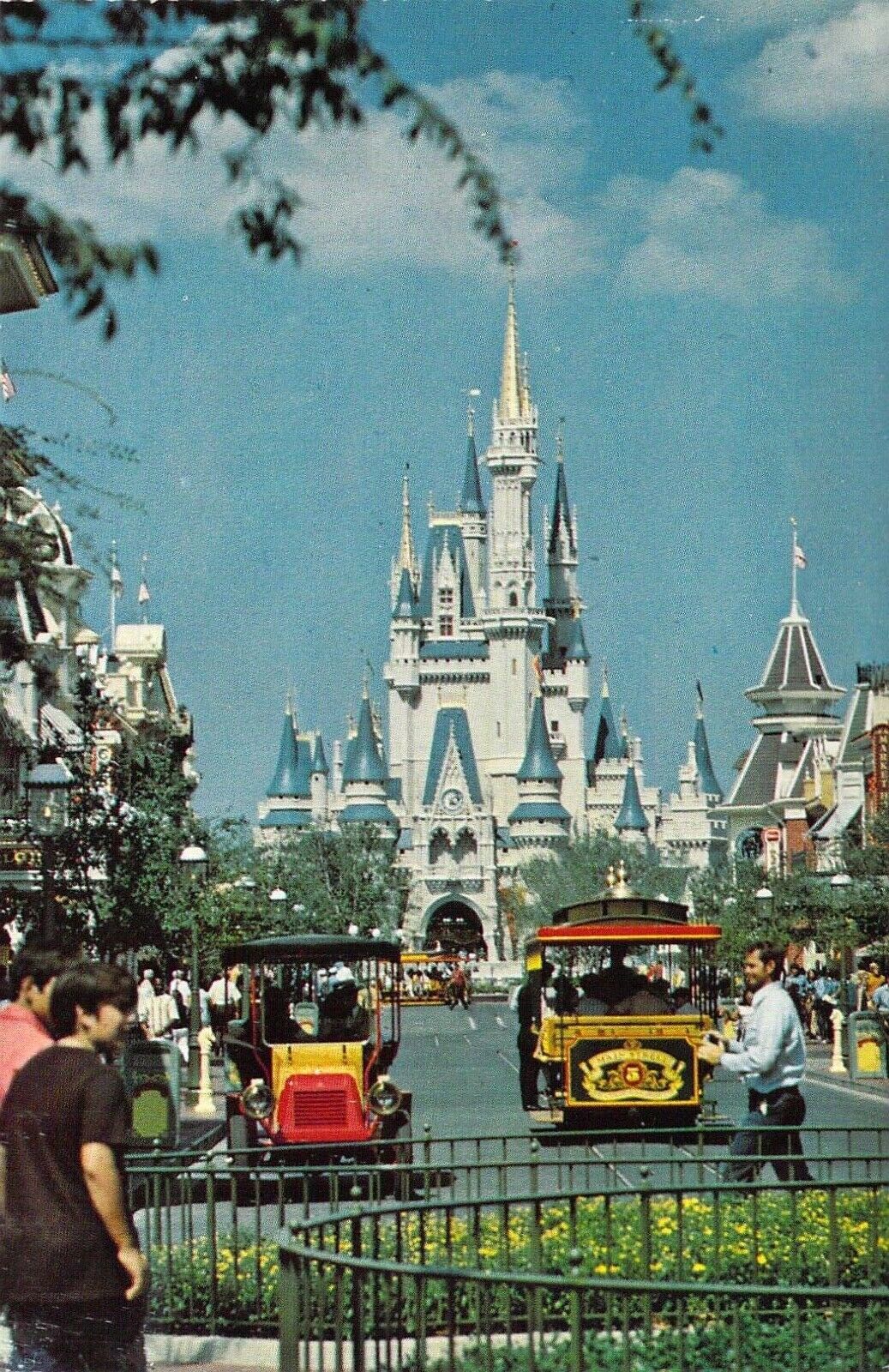 Vintage The Walt Disney World Main Street, U.S.A., Orlando, Florida Postcard