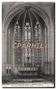 Old Postcard Saint Germer Oise Abbey La Sainte Chapelle The Interior