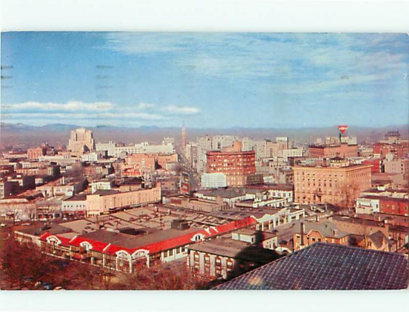 Denver CO Skyline Aerial Mile High City P5514  Postcard # 5550