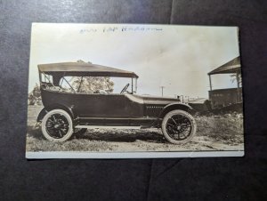 Mint USA Early Automobile RPPC Postcard Early Hudson Car