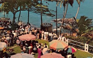 Terrace of Mount Lavinia Hotel Ceylon, Ceylan Unused 