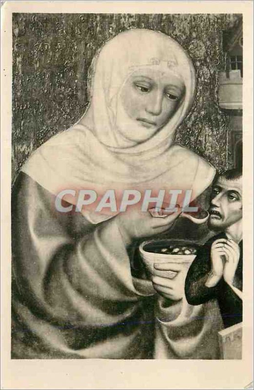 Postcard Modern National Gallery in Prague Master Theodoric St. Elizabeth (fr...