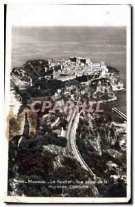 Old Postcard Monaco Rocher The view taken of the average Corniche