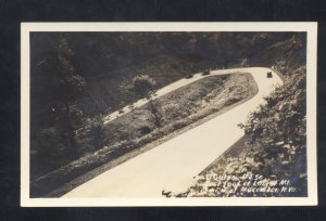 RPPC MACOMBER WEST VIRGINIA HWY 50 CORVE OLD CARS VINTAGE REAL PHOTO POSTCARD