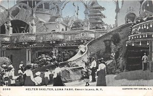 helter Skelter, Luna Park Coney Island, NY, USA Amusement Park Unused 