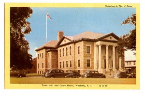 RI - Westerly. Town Hall & Court House