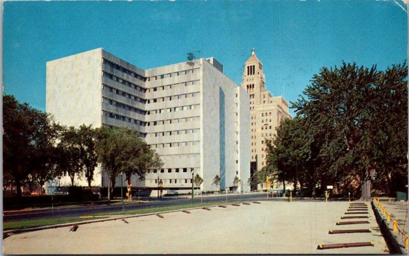 Minnesota Rochester Mayo Clinic and Old Clinic Building 1957