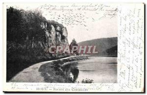 Belgium Holly Postcard Old Rocks crows