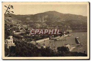 Old Postcard Villefranche Port