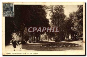 Old Postcard Contrexeville Park