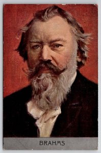 Johannes Brahms Prominent German Composer and Pianist Art Postcard L38