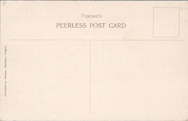 St George's Island Calgary Alberta AB Sunshine Shadow Pearson Postcard H37
