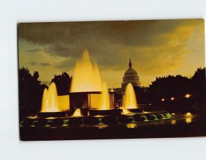 Postcard Washington, D. C., At Night, Washington, District of Columbia