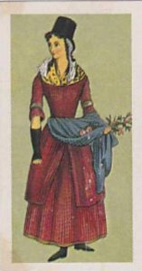 Brooke Bond Vintage Trade Card British Costume 1967 No 29 Welsh Country Dress...