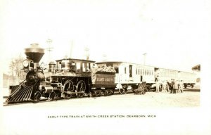 RPPC Atlantic & Gulf RR Train At Smith Creek Station Real Photo Postcard P144