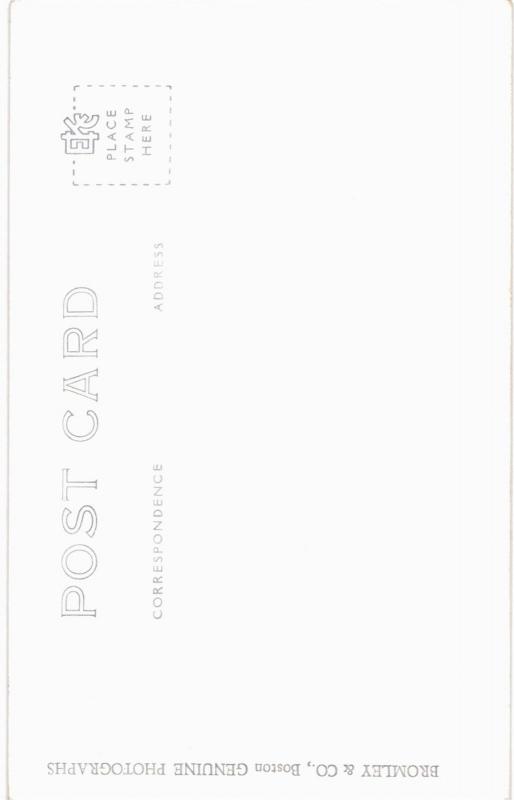 Franconia Notch RPPC Great Stone Face  1940 Unused NH 